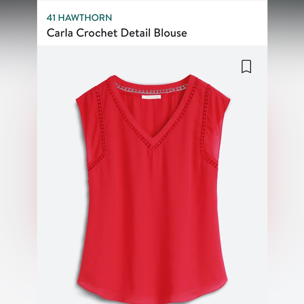 41 Hawthorn Carla Crochet Detail Blouse